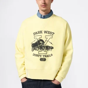 Men’s Fleece Sweatshirt Reverse Weave Index & Archives Sunset